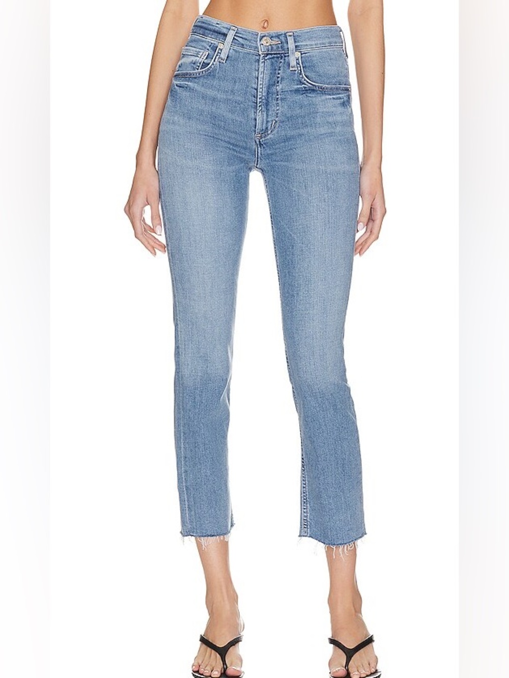 CITIZENS OF HUMANITY Isola Straight‎ Crop Jeans in Pixie